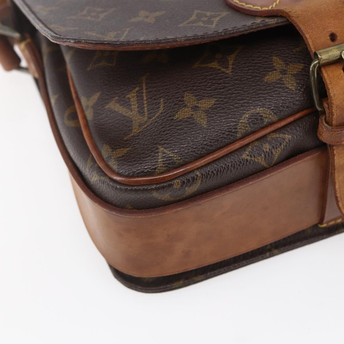 LOUIS VUITTON Monogram Cartouchiere MM Shoulder Bag M51253 LV Auth 149741