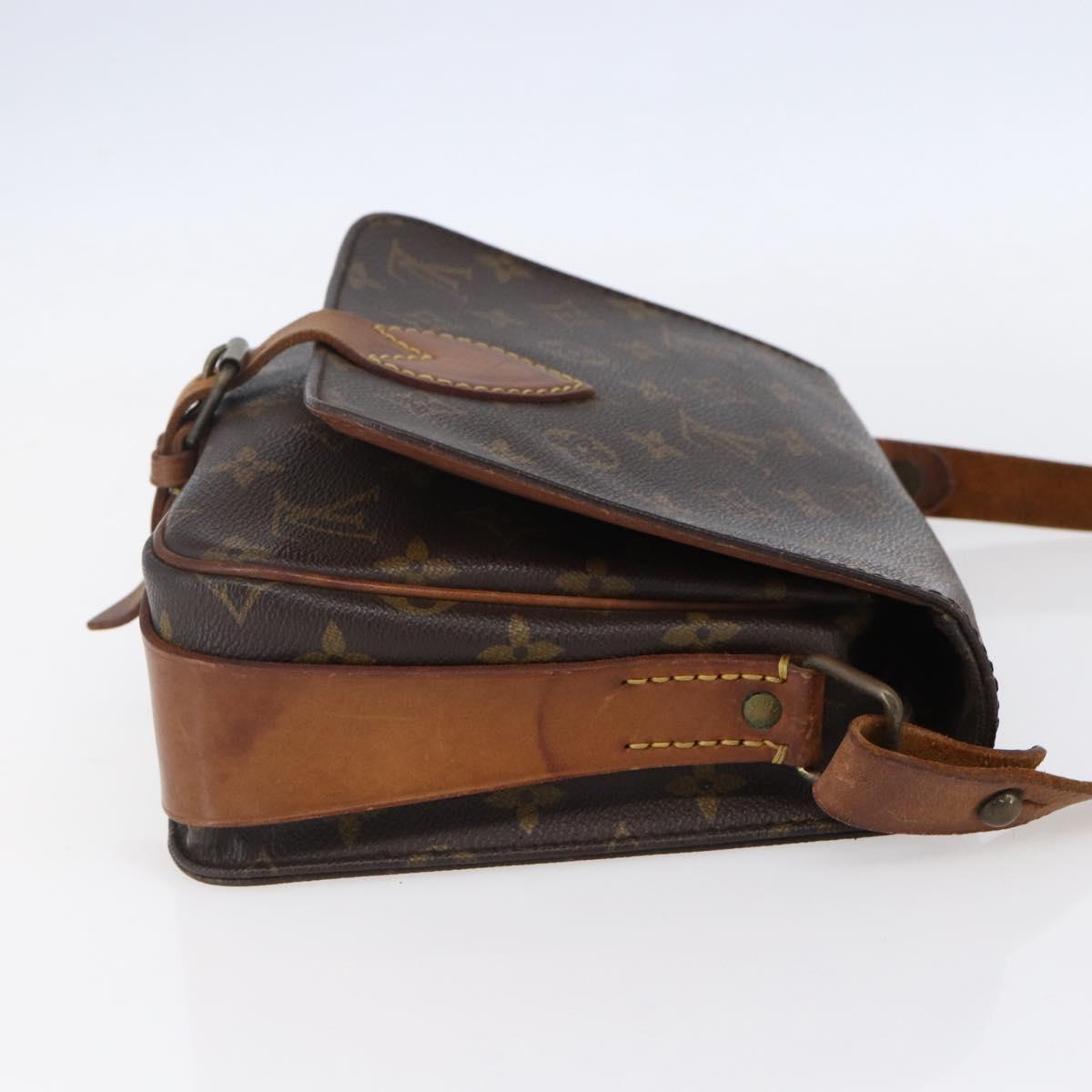 LOUIS VUITTON Monogram Cartouchiere MM Shoulder Bag M51253 LV Auth 149741