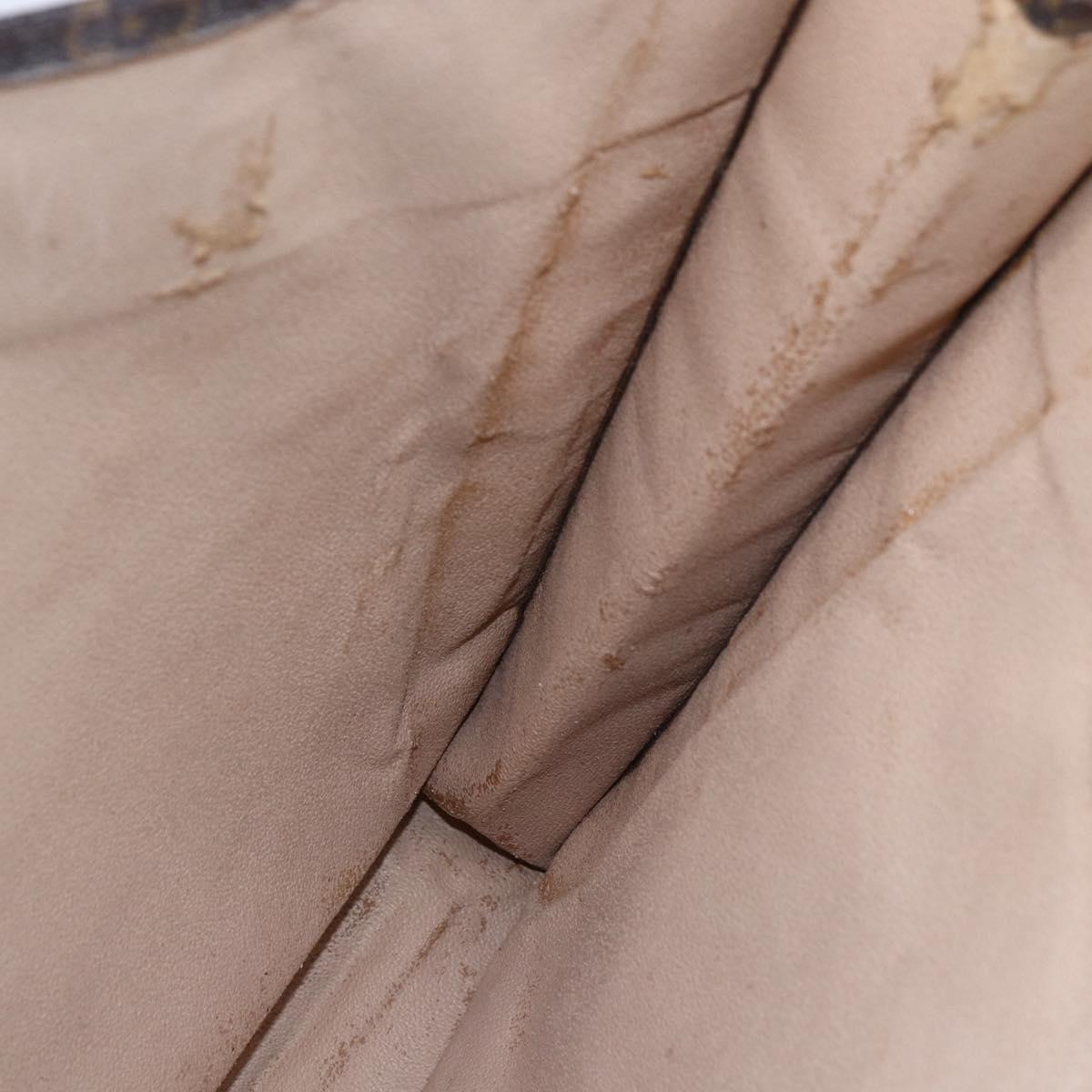 LOUIS VUITTON Monogram Sac Plat Hand Bag M51140 LV Auth 149743