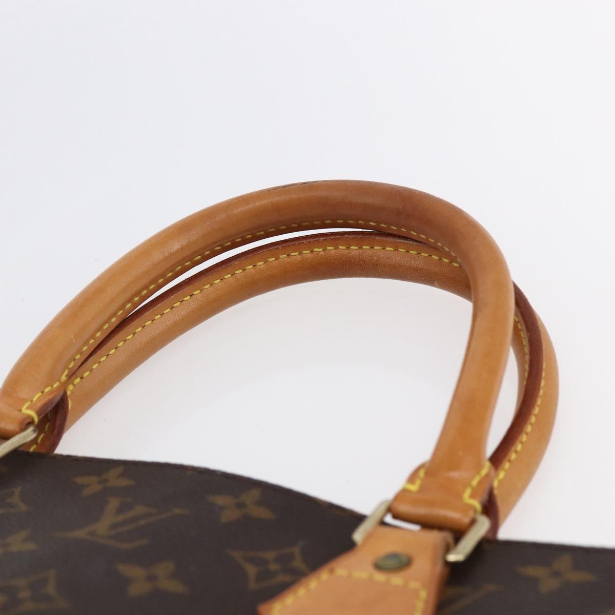 LOUIS VUITTON Monogram Sac Plat Hand Bag M51140 LV Auth 149743
