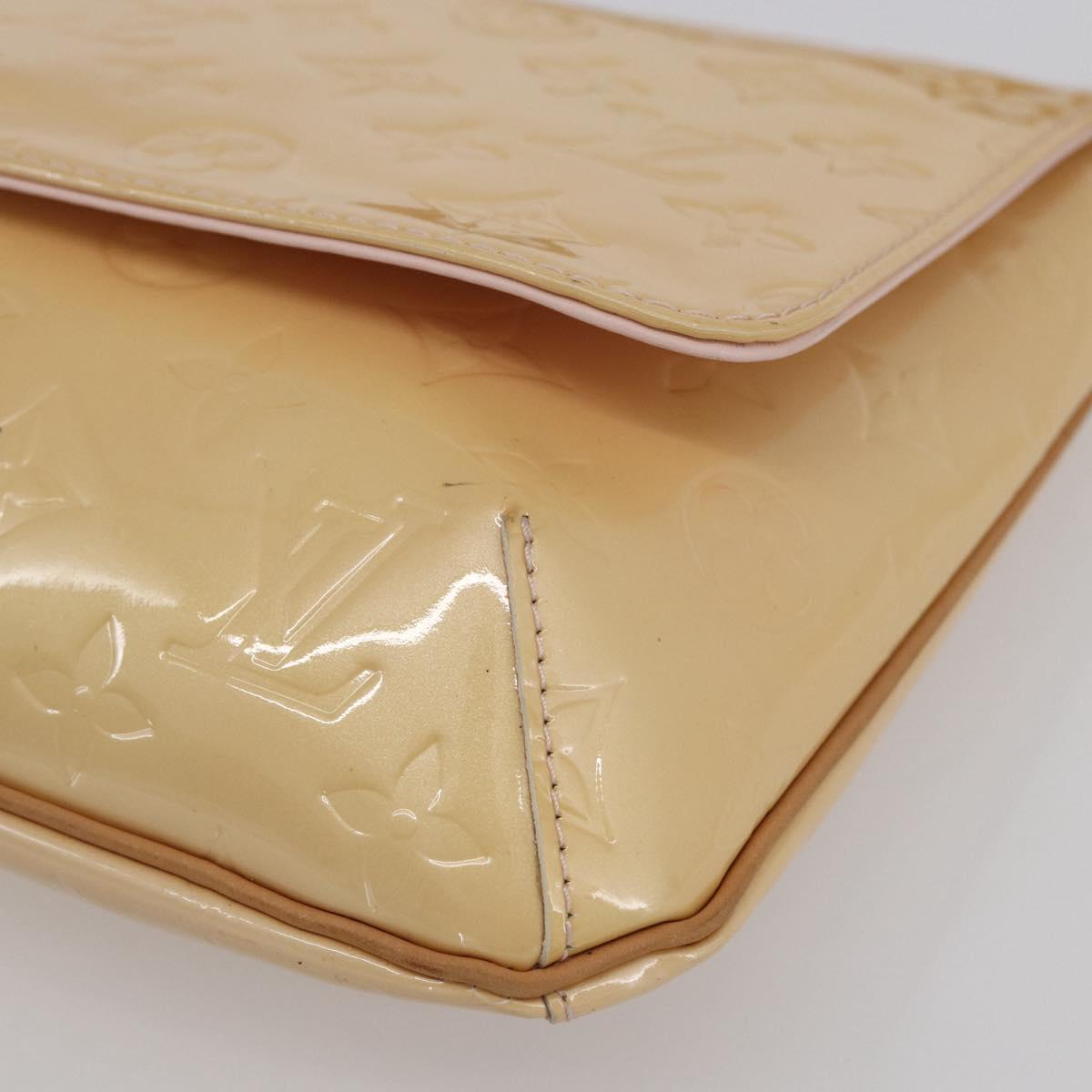 LOUIS VUITTON Monogram Vernis Thompson Street Bag Pink M91070 LV Auth 149756