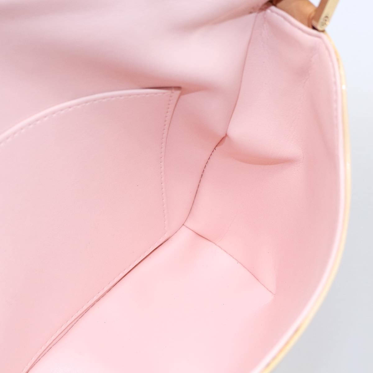 LOUIS VUITTON Monogram Vernis Thompson Street Bag Pink M91070 LV Auth 149756