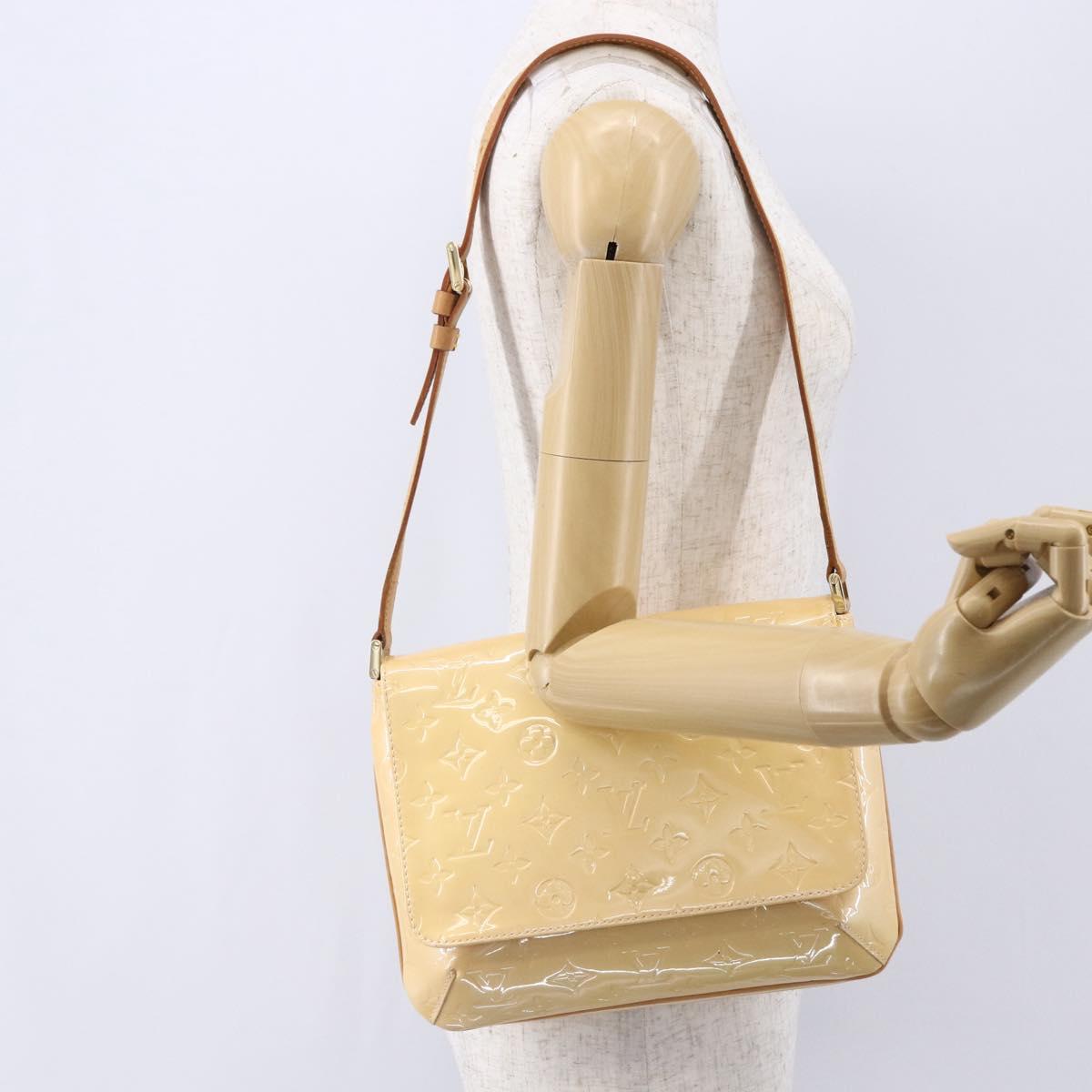 LOUIS VUITTON Monogram Vernis Thompson Street Bag Pink M91070 LV Auth 149756