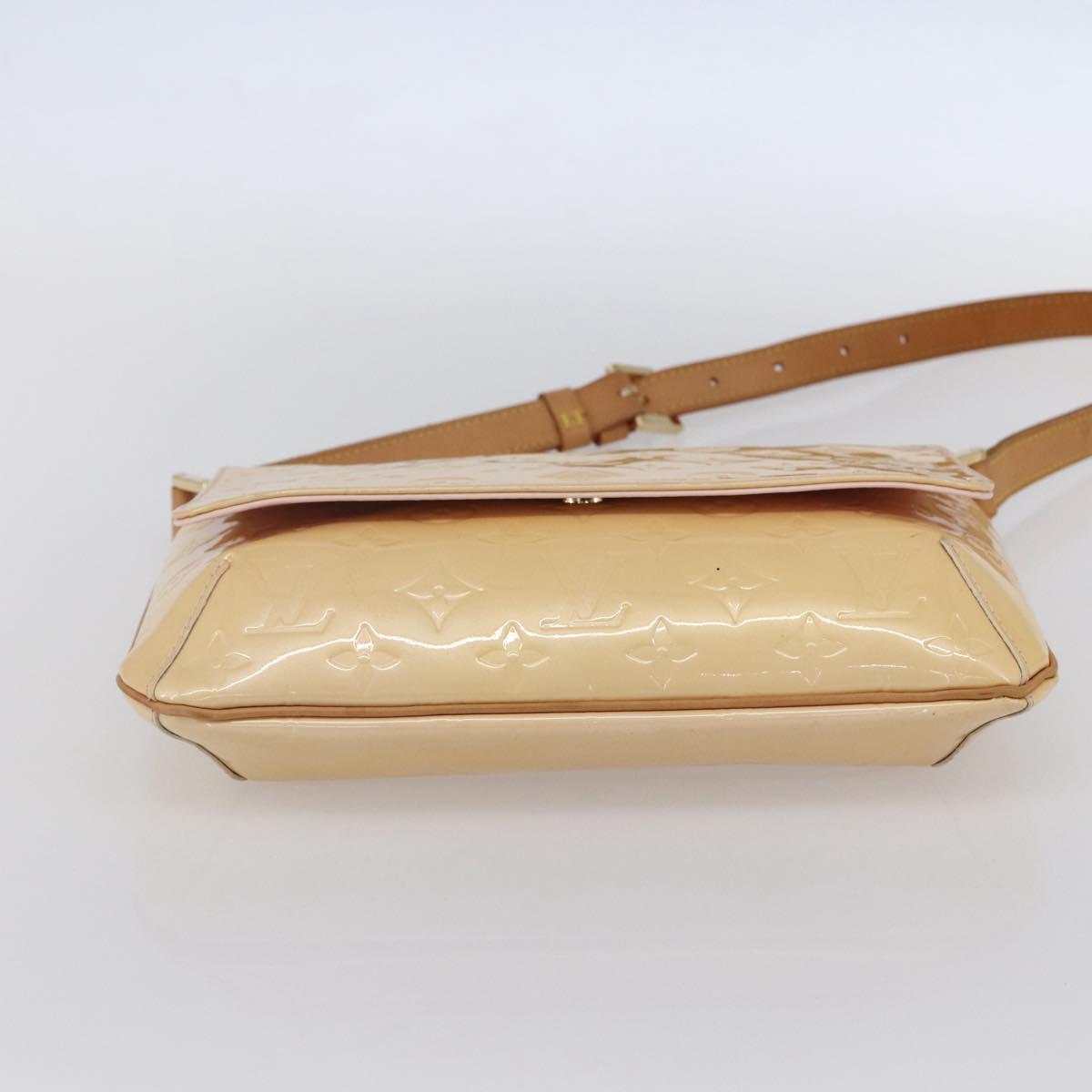 LOUIS VUITTON Monogram Vernis Thompson Street Bag Pink M91070 LV Auth 149756