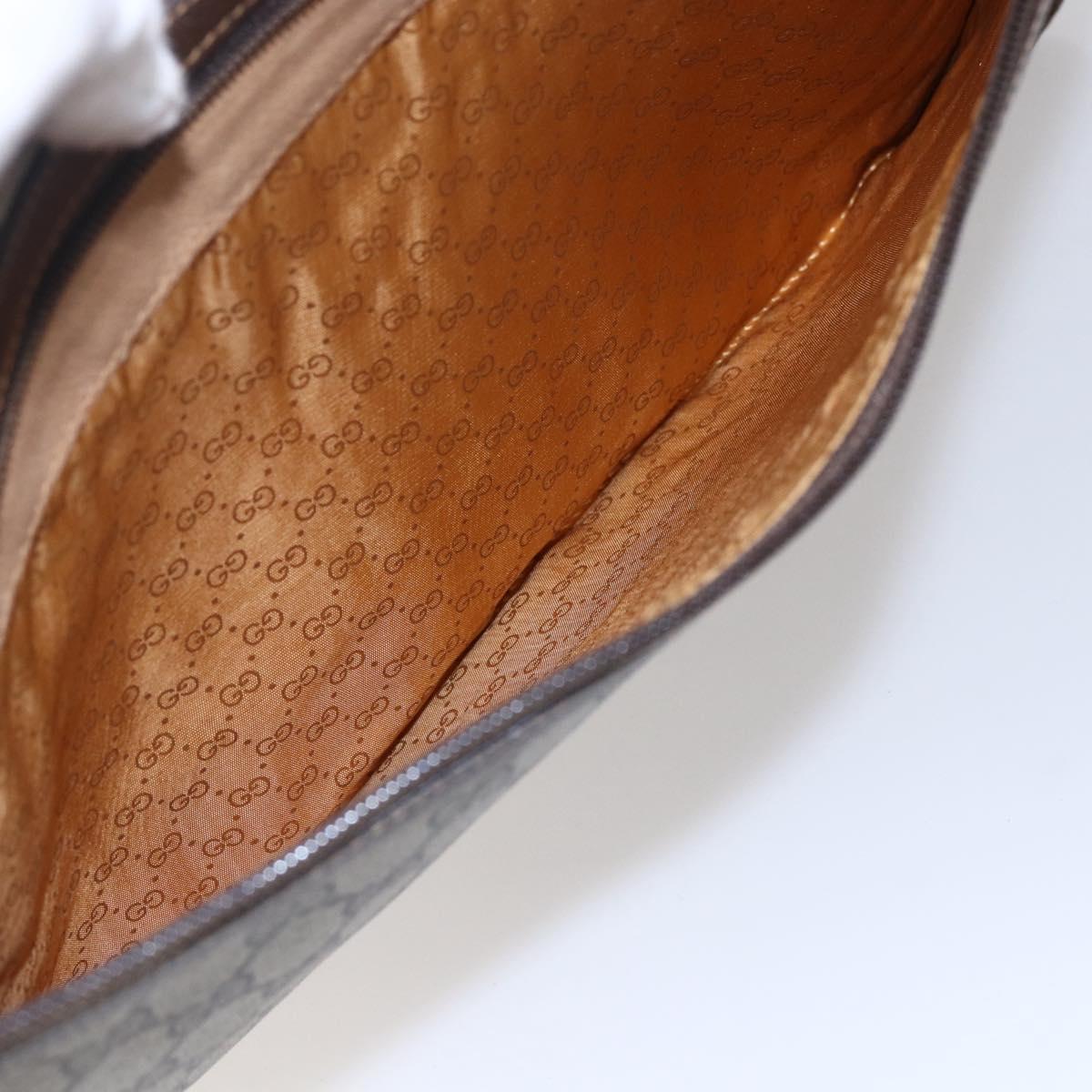 GUCCI GG Supreme Documents case Briefcase PVC Beige 017 123 0022 Auth 149784