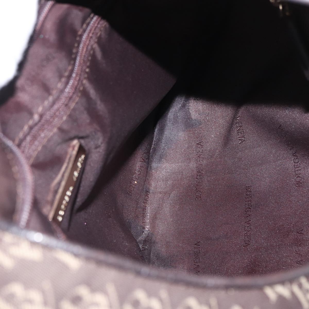 BOTTEGA VENETA Hobo Shoulder Bag Canvas Brown Auth 149811