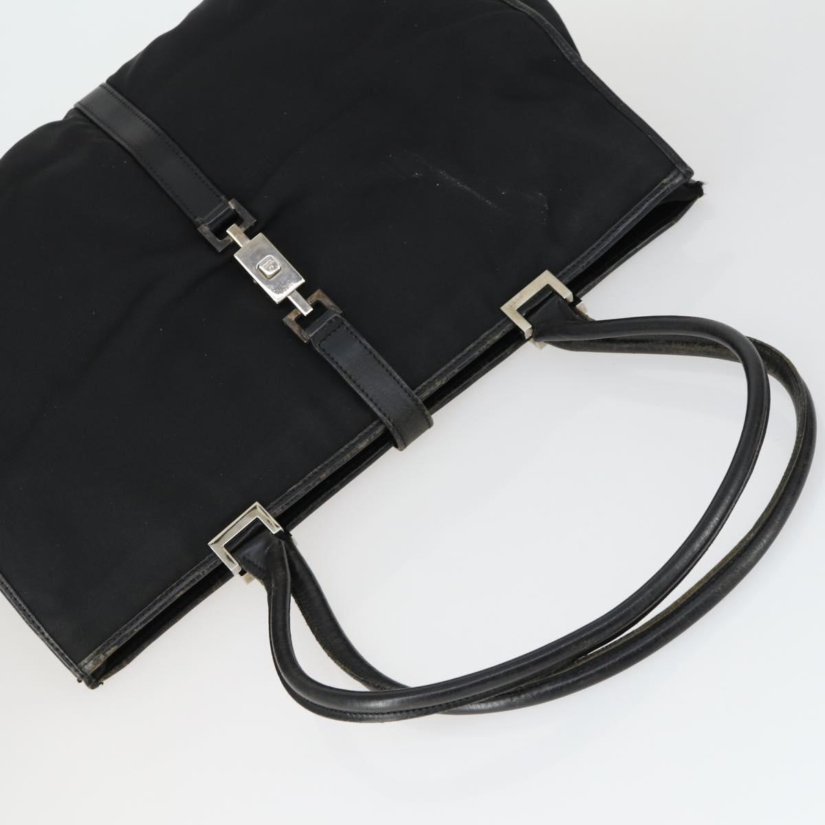GUCCI GG Supreme Crystal Shoulder Bag PVC 4 Set Black Navy Auth 149829