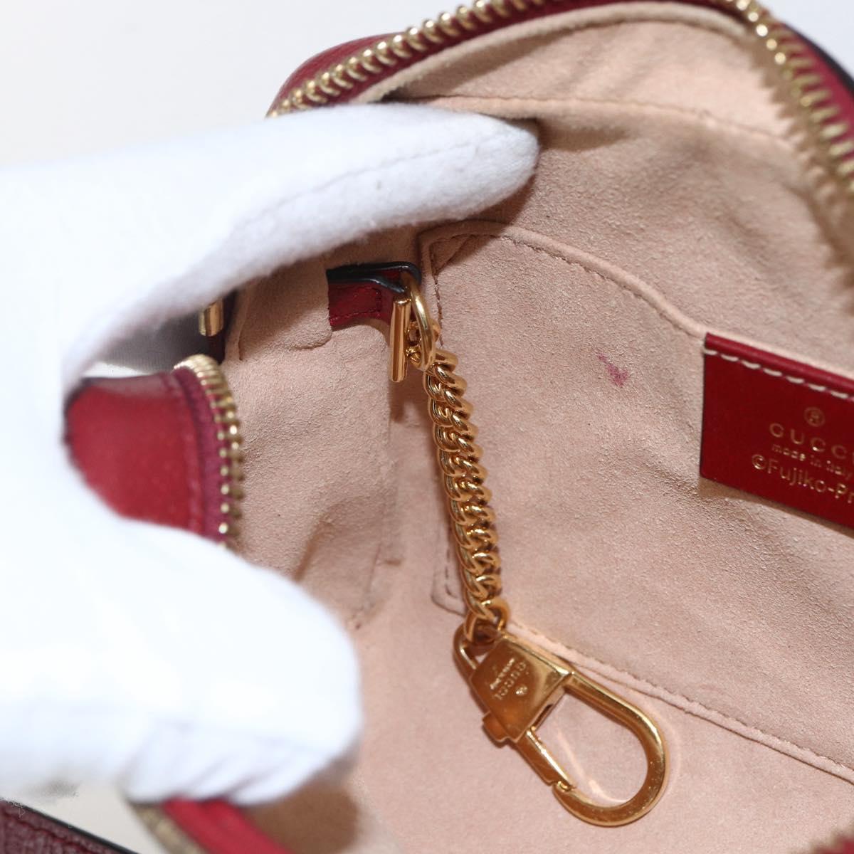 GUCCI GUCCI × Doraemon Micro GG Supreme Bag PVC Beige 647784 Auth 149860SM