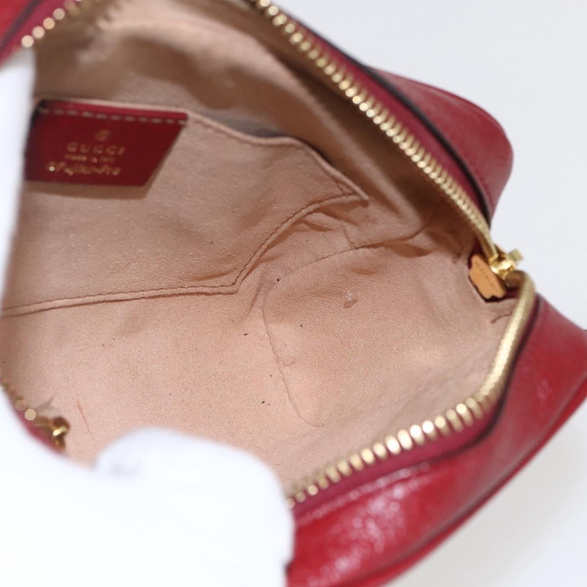 GUCCI GUCCI Ã Doraemon Micro GG Supreme Bag PVC Beige Gold 647784 Auth 149862SM