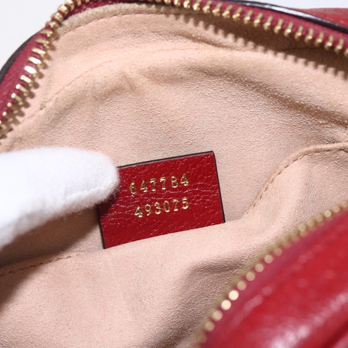 GUCCI GUCCI Ã Doraemon Micro GG Supreme Bag PVC Beige Gold 647784 Auth 149862SM