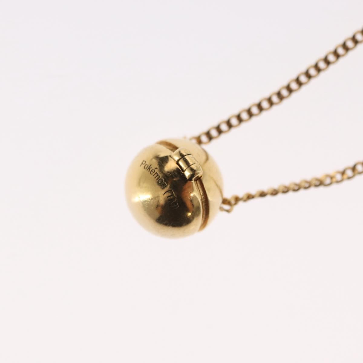 FENDI FENDI x FRGMT x POKÉMON Necklace metal Gold Tone Auth 149873SM