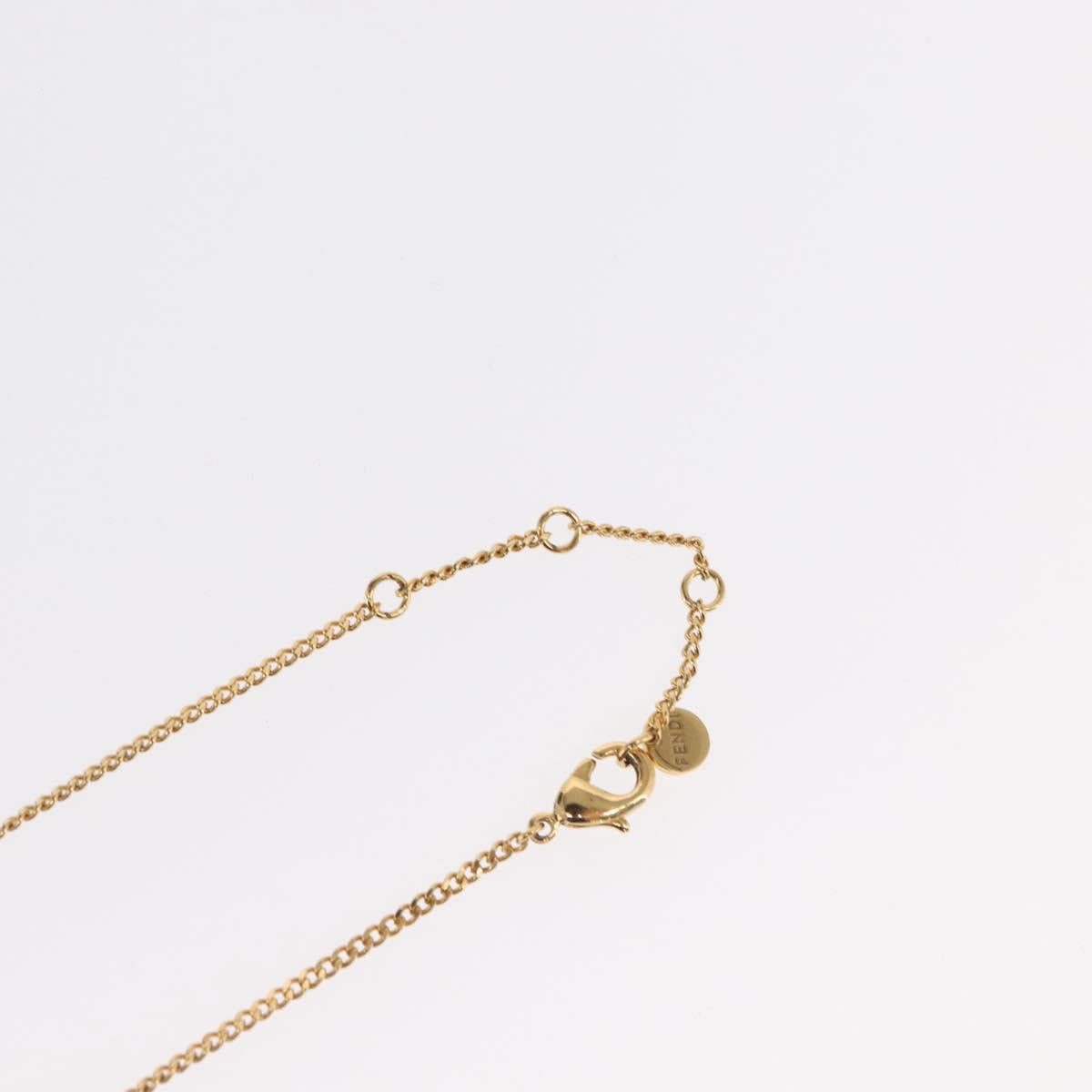 FENDI FENDI x FRGMT x POKÉMON Necklace metal Gold Tone Auth 149873SM