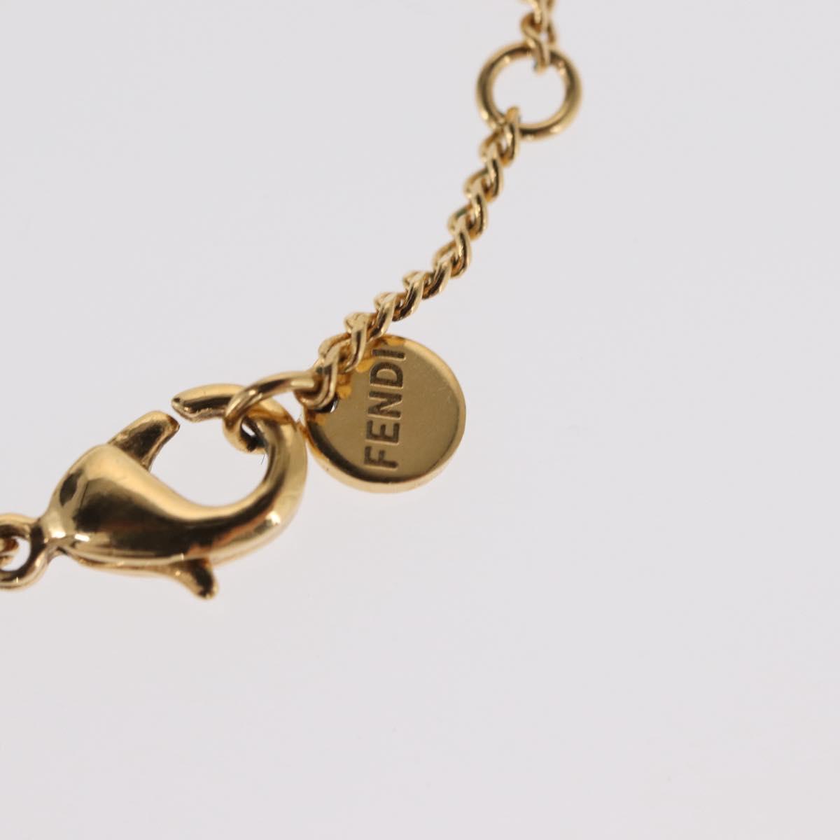 FENDI FENDI x FRGMT x POKÉMON Necklace metal Gold Tone Auth 149873SM