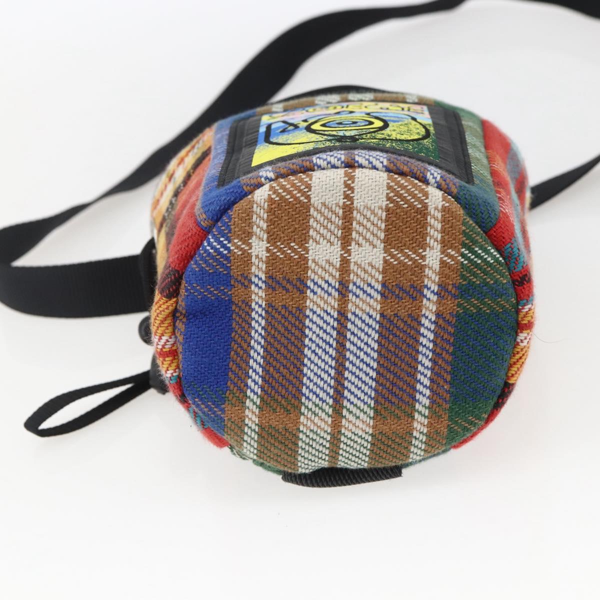 LOEWE Ã EYE Nature Shoulder Bag Canvas Multicolor Auth 149900SAM