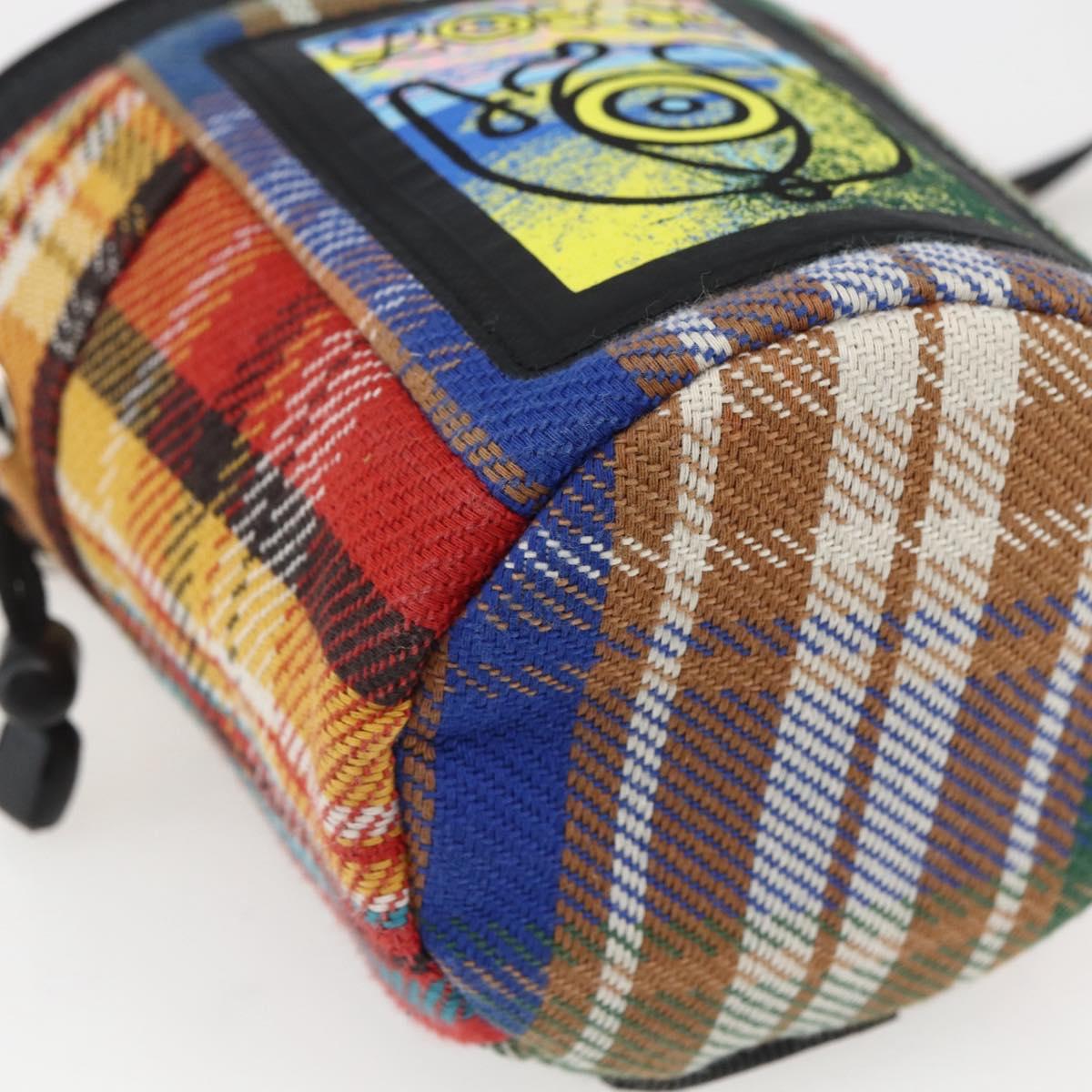 LOEWE Ã EYE Nature Shoulder Bag Canvas Multicolor Auth 149900SAM