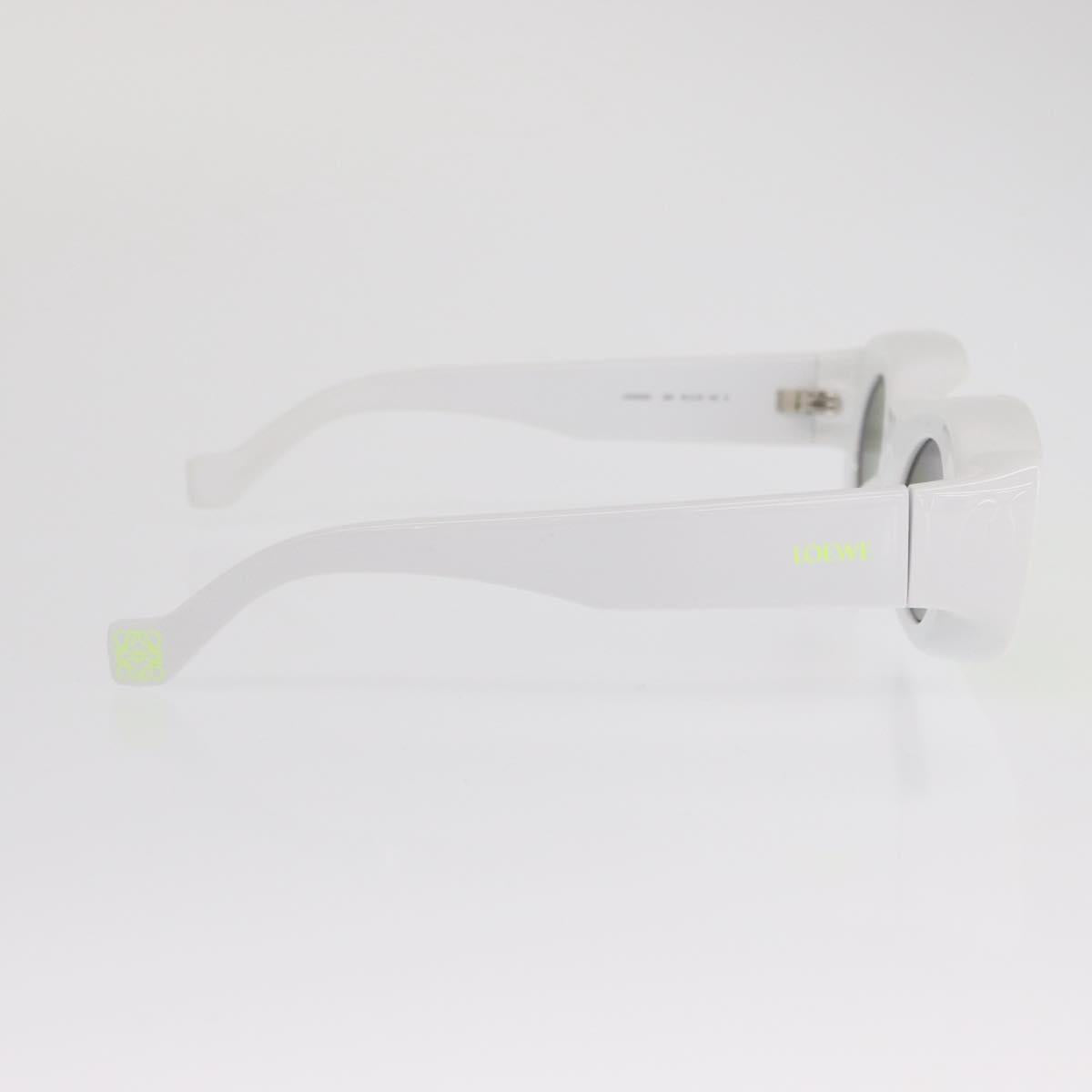 LOEWE Sunglasses Plastic White Auth 149901M