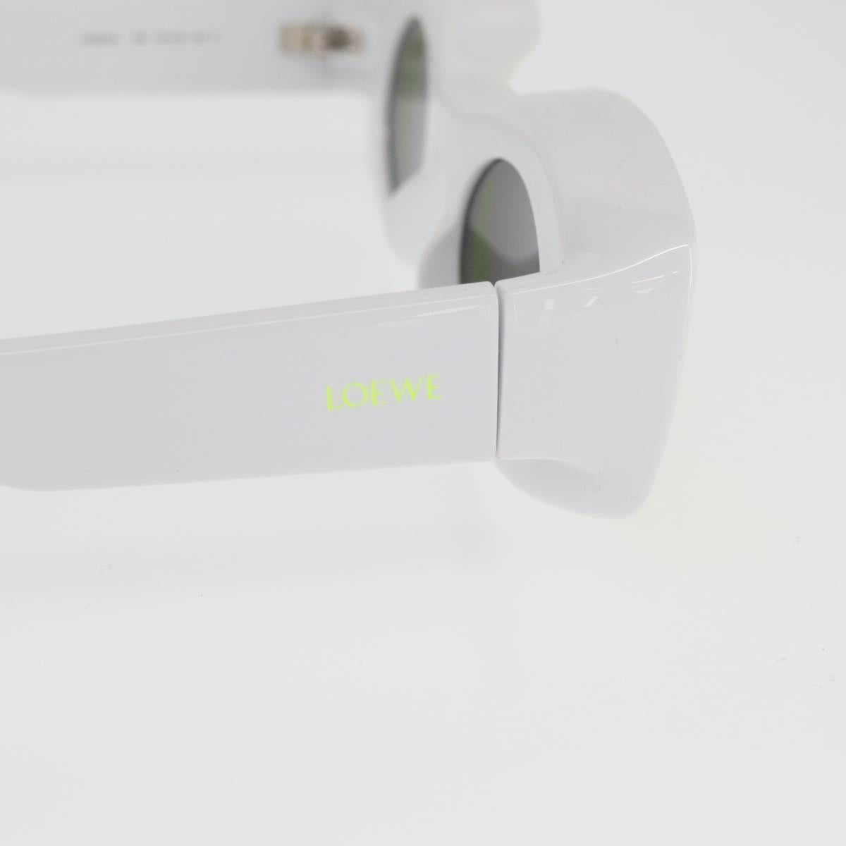 LOEWE Sunglasses Plastic White Auth 149901M