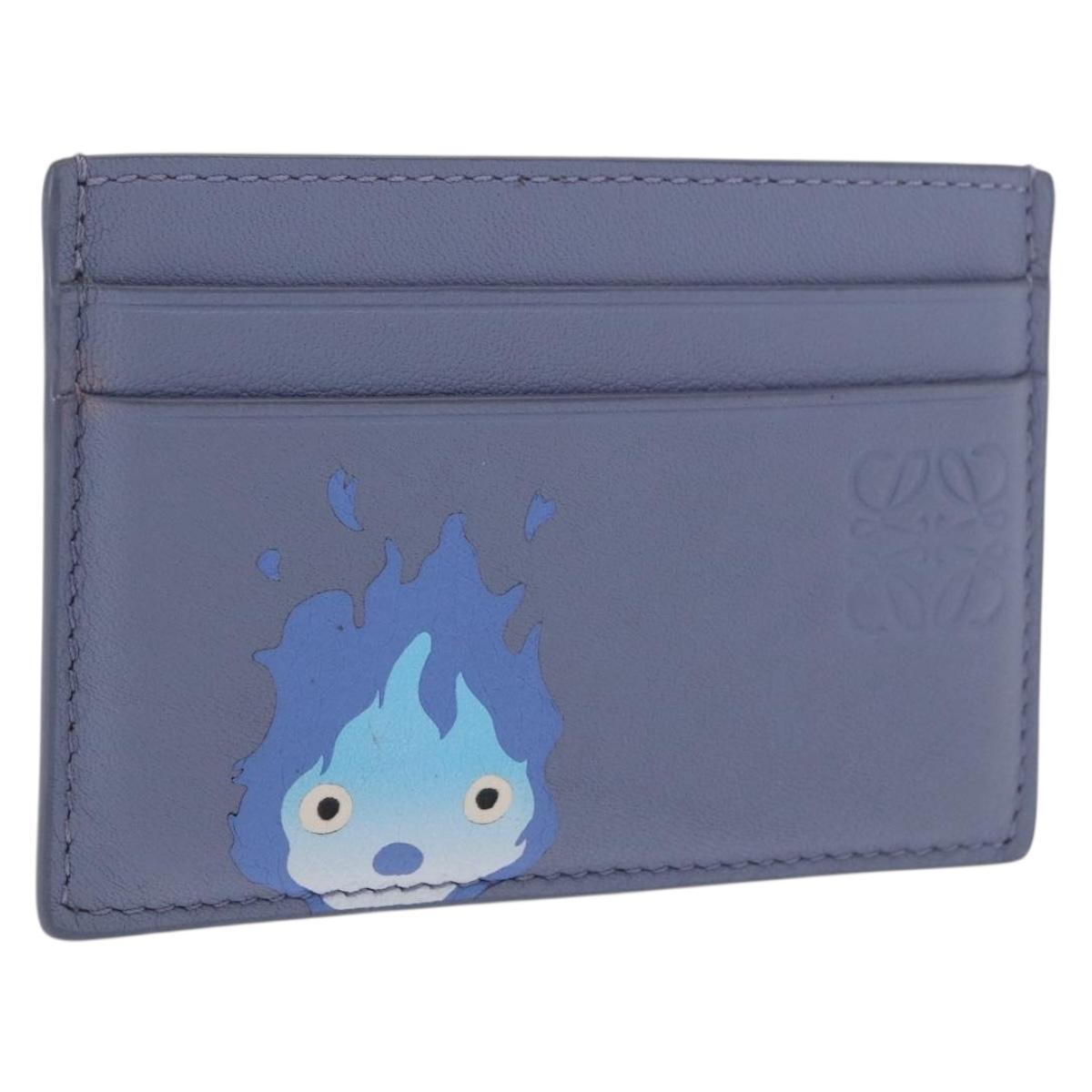 LOEWE LOEWE × Studio Ghibli Howl's Moving Castle Calcife Card Case Auth 149903SM