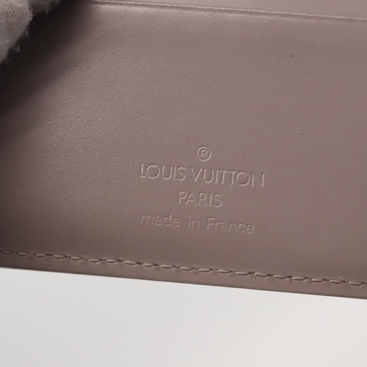 LOUIS VUITTON Epi Porte Monnaie Elastic Wallet Gray lilac M6366B LV Auth 149915