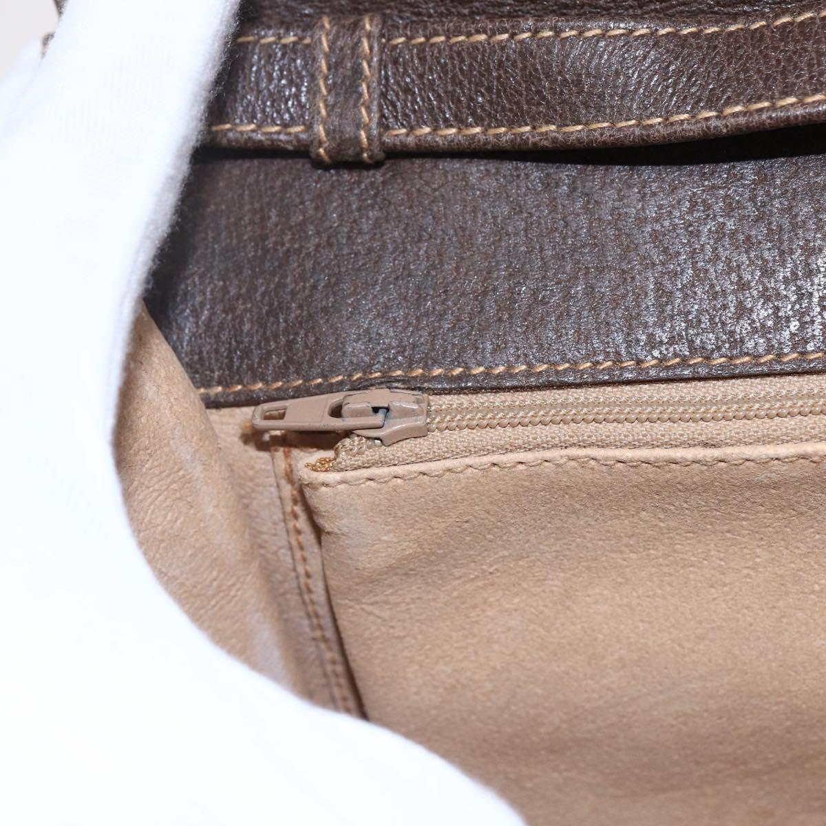 GUCCI GG Supreme Shoulder Bag PVC Beige Gold 904 02 050 Auth 149956