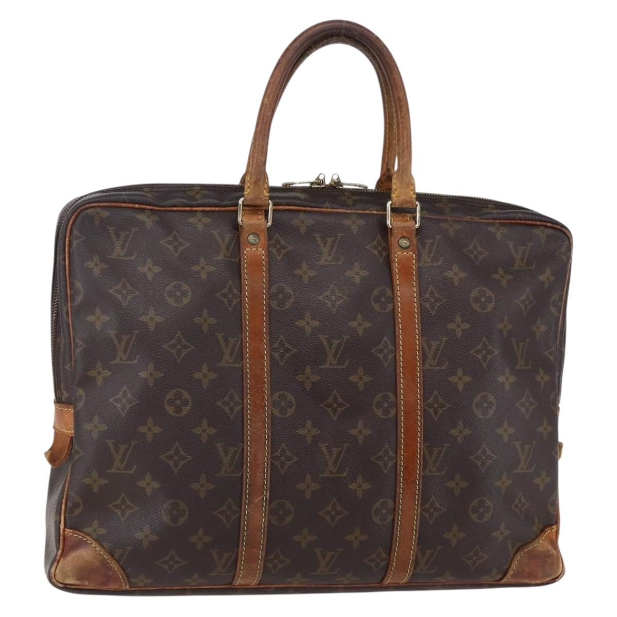 LOUIS VUITTON Monogram Porte Documents Voyage Business Bag M52005 LV Auth 149961