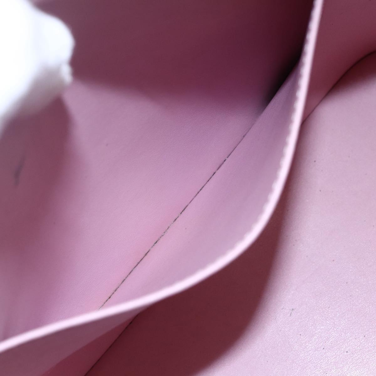 LOUIS VUITTON Monogram Vernis Houston Hand Bag Rose M91054 LV Auth 149967