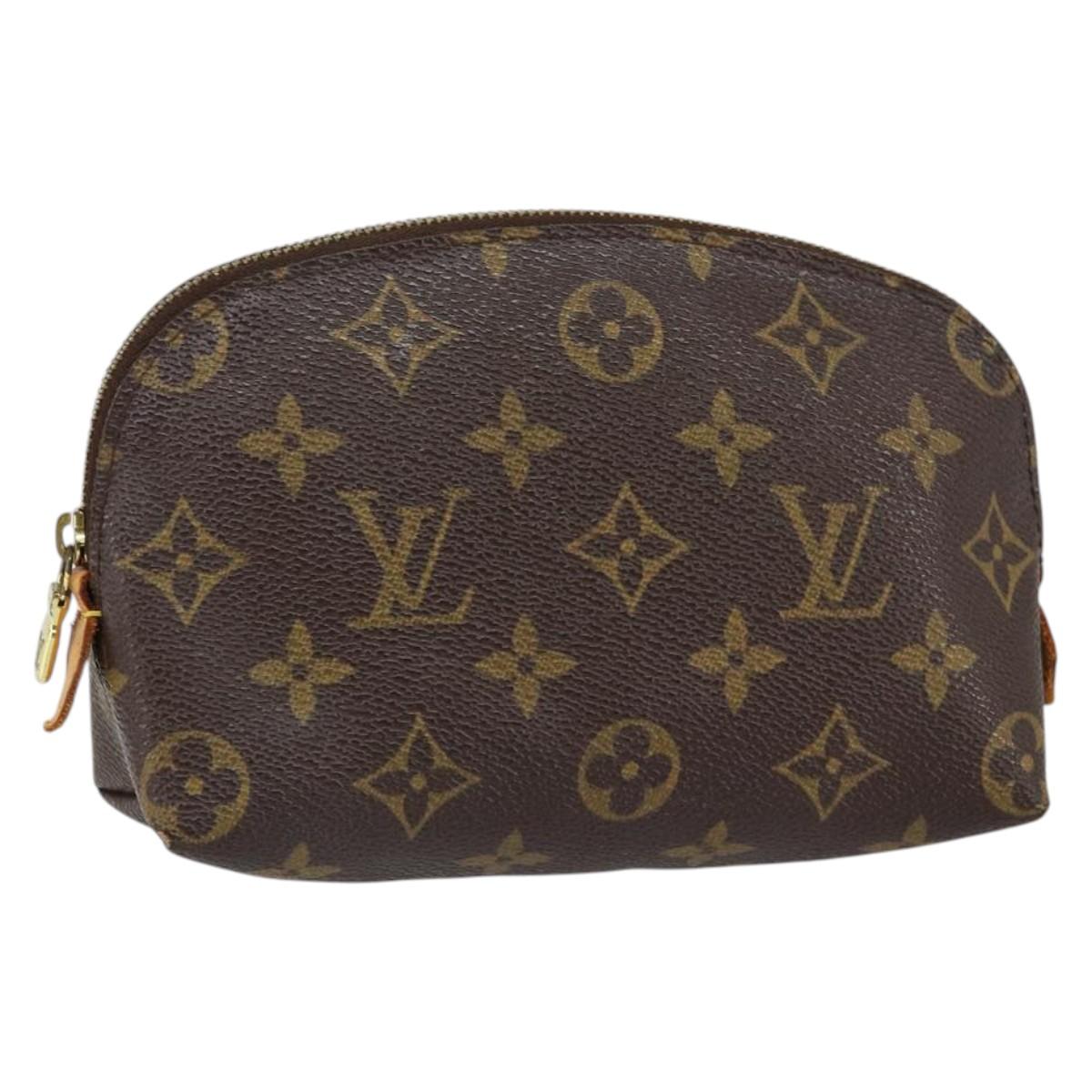 LOUIS VUITTON Monogram Pochette Cosmetic PM Pouch M43998 LV Auth 149984
