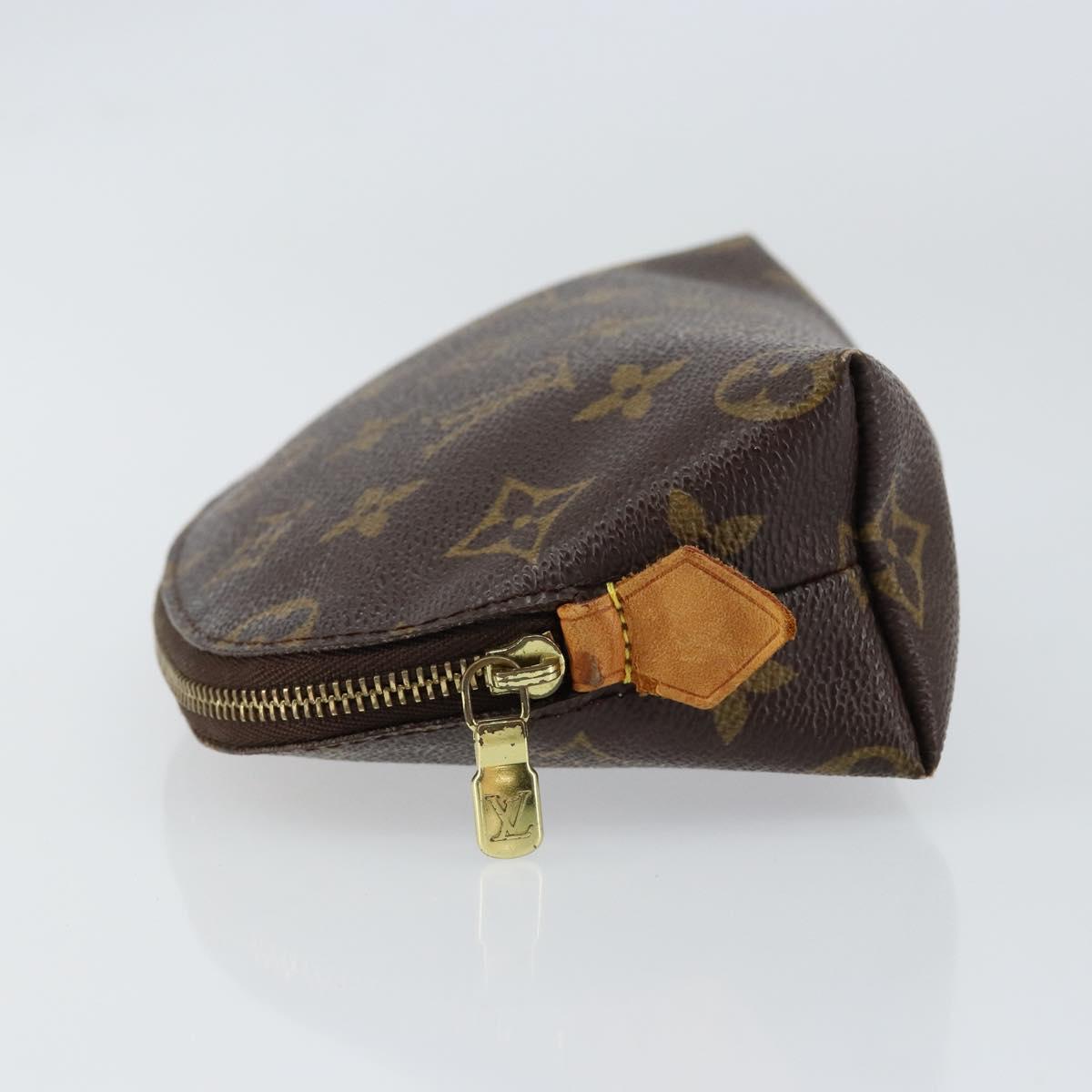 LOUIS VUITTON Monogram Pochette Cosmetic PM Pouch M43998 LV Auth 149984