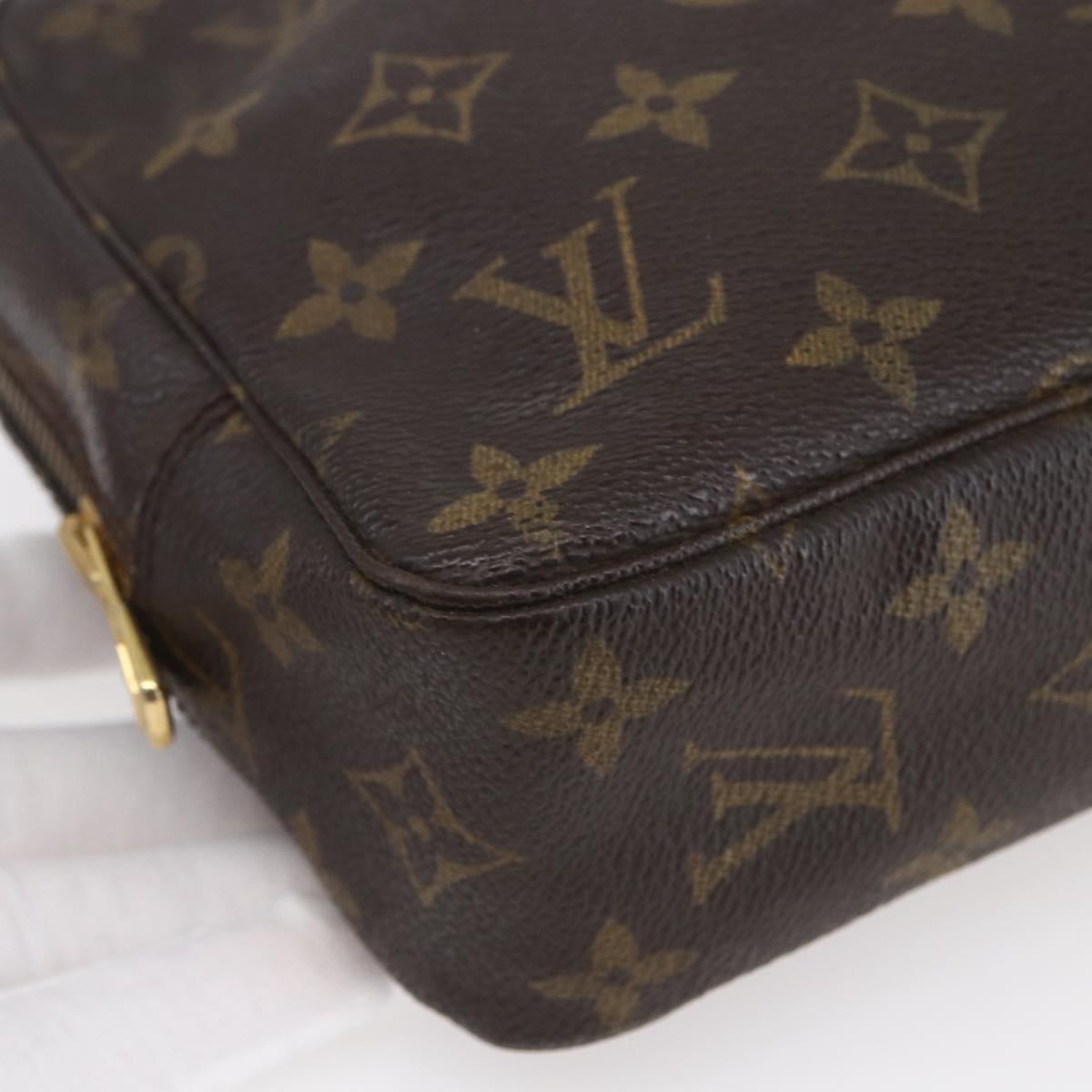 LOUIS VUITTON Monogram Trousse Toilette 23 Clutch Bag M47524 LV Auth 149985