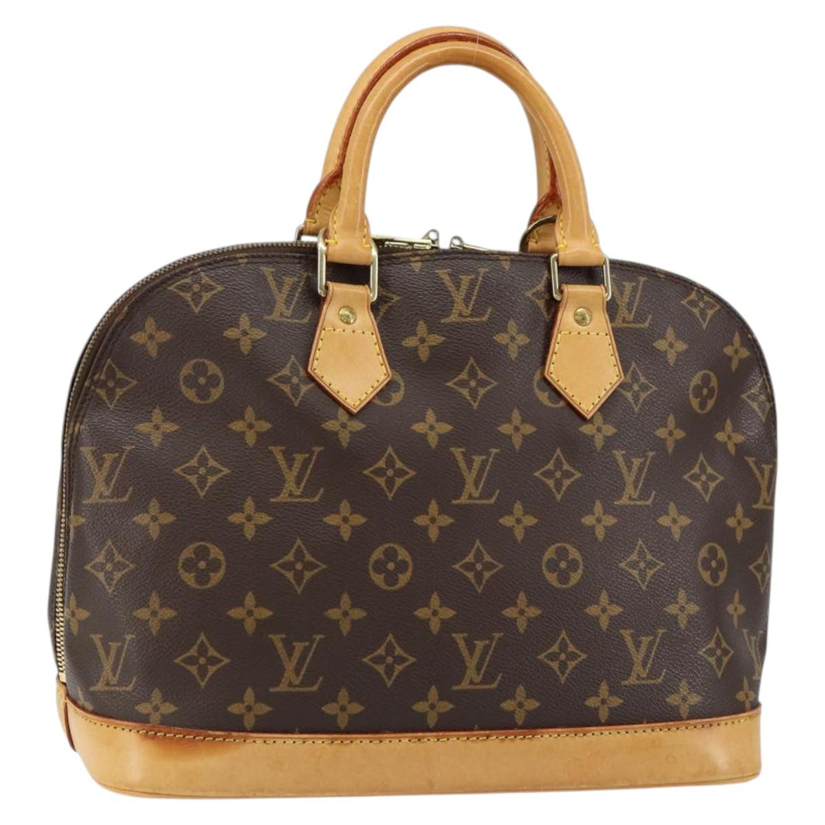 LOUIS VUITTON Monogram Alma Hand Bag M51130 LV Auth 149986