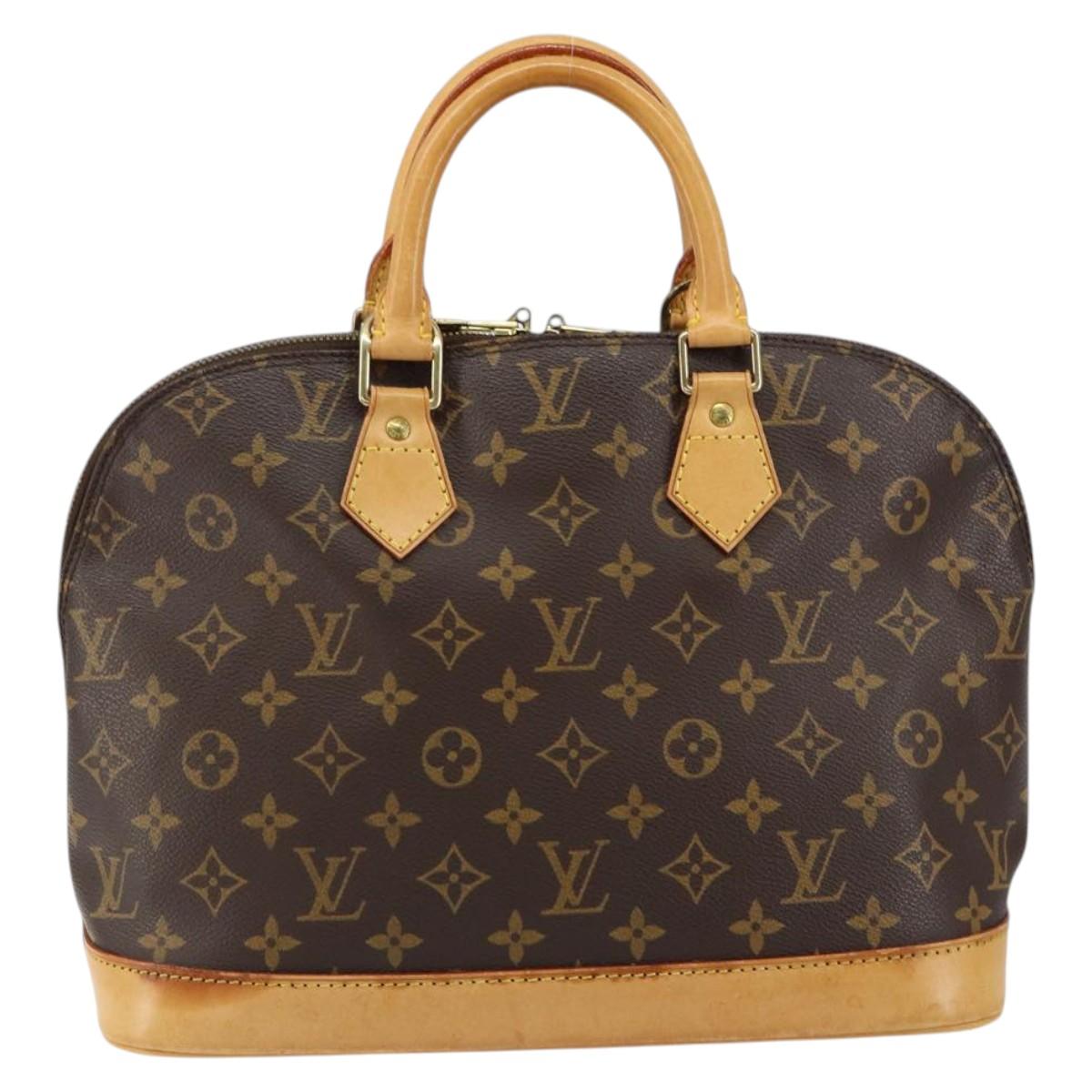 LOUIS VUITTON Monogram Alma Hand Bag M51130 LV Auth 149986