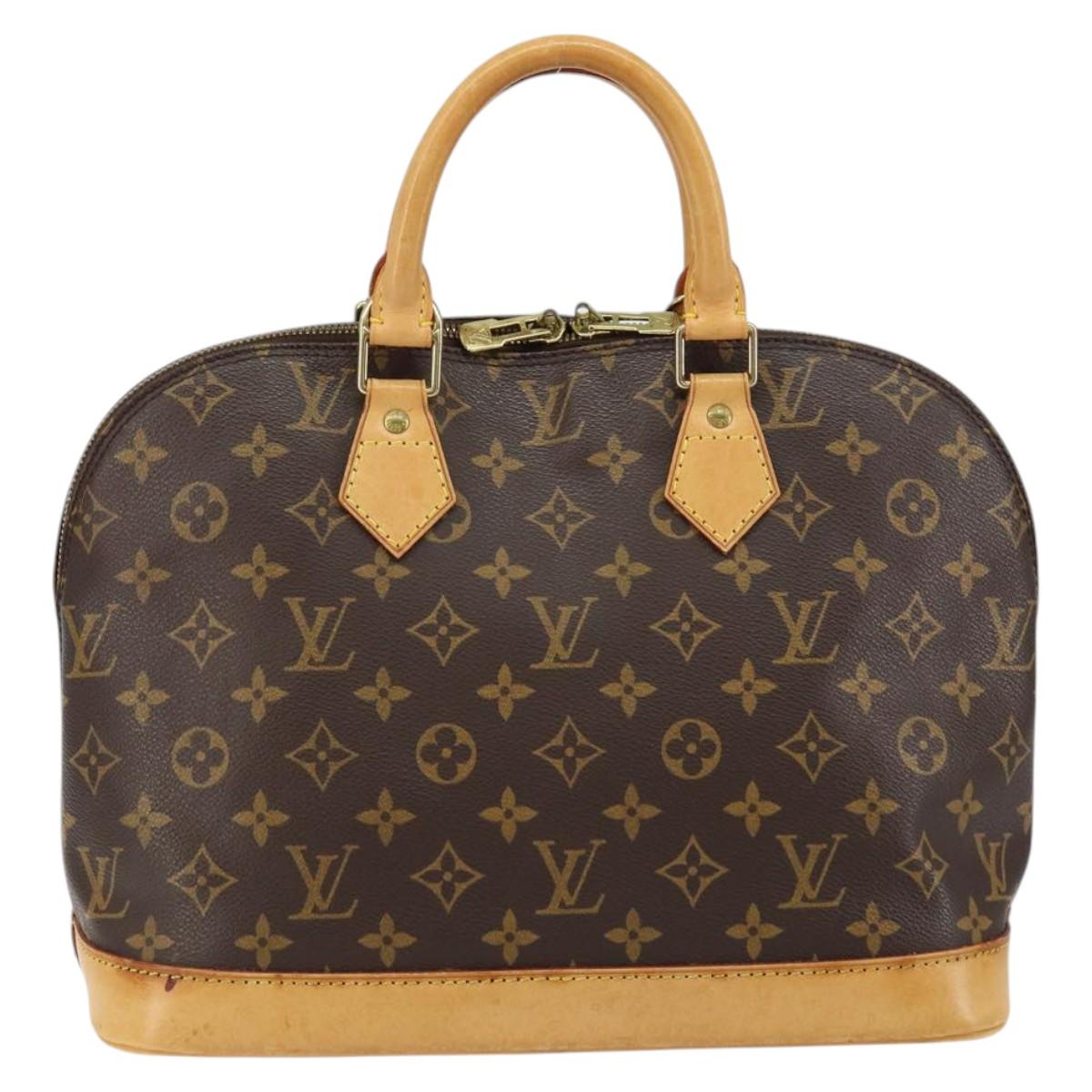 LOUIS VUITTON Monogram Alma Hand Bag M51130 LV Auth 149986