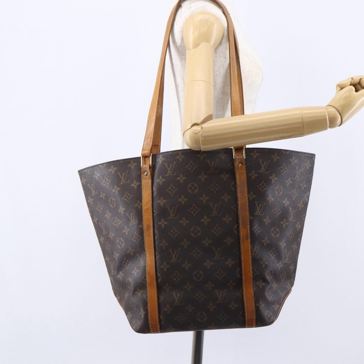 LOUIS VUITTON Monogram Sac Shopping Tote Bag M51108 LV Auth 149988