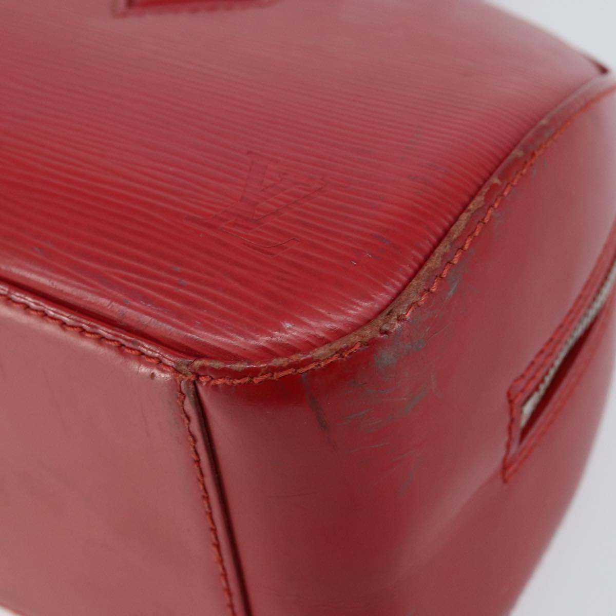 LOUIS VUITTON Epi jasmine Hand Bag Red M52087 LV Auth 149994