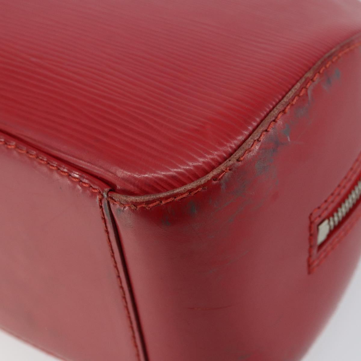LOUIS VUITTON Epi jasmine Hand Bag Red M52087 LV Auth 149994