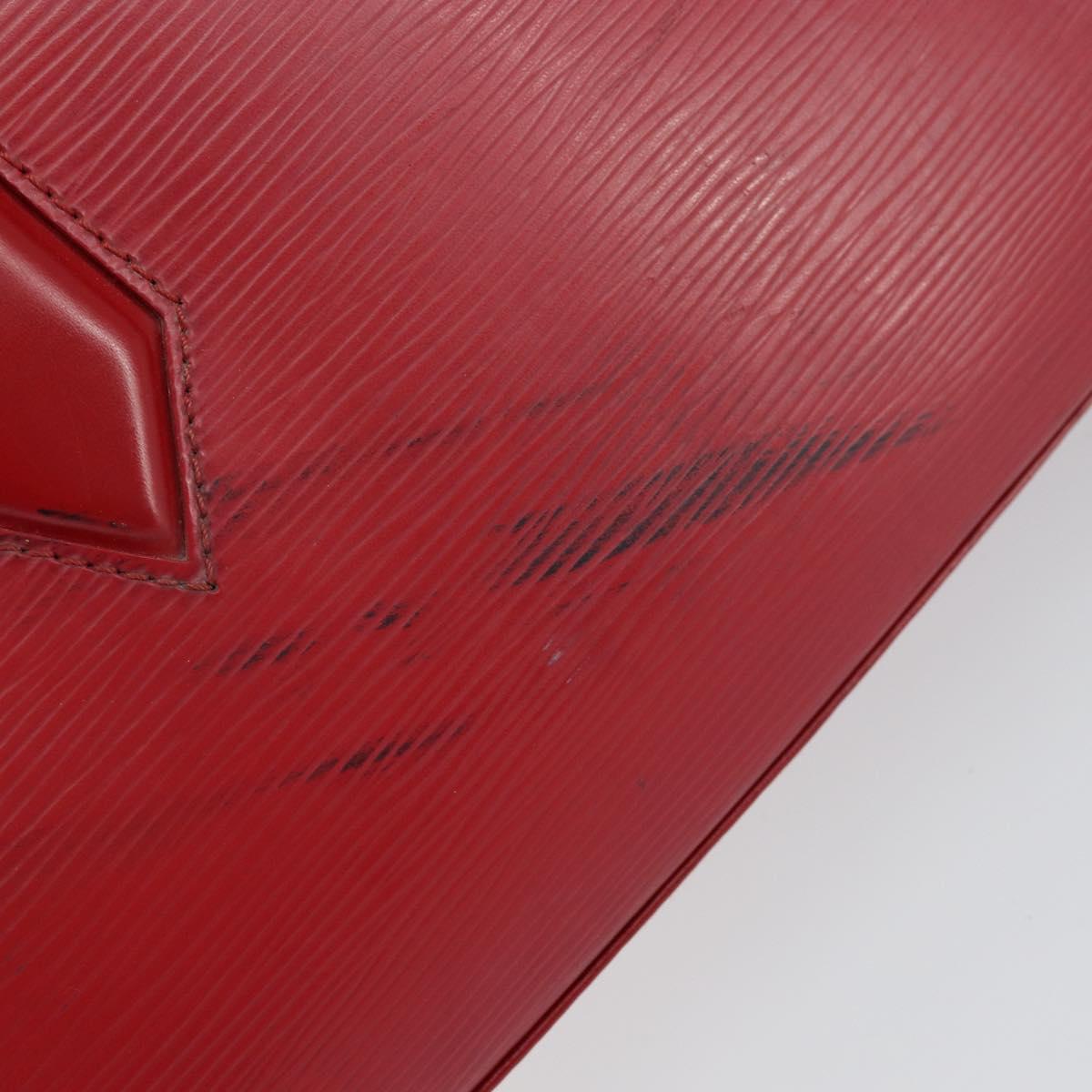LOUIS VUITTON Epi jasmine Hand Bag Red M52087 LV Auth 149994