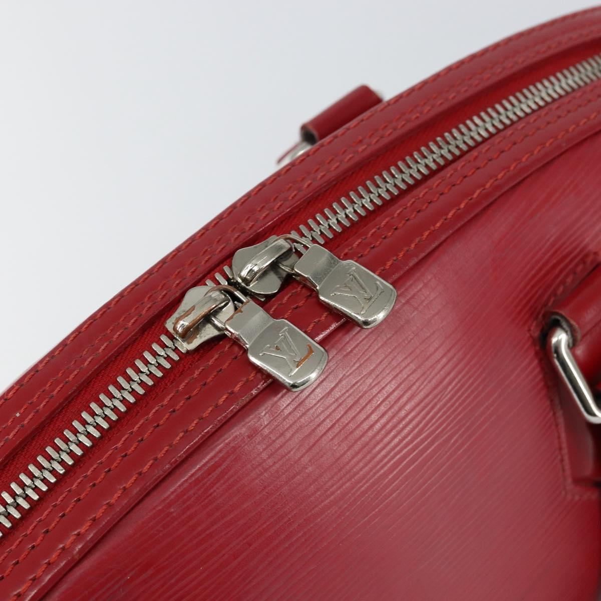 LOUIS VUITTON Epi jasmine Hand Bag Red M52087 LV Auth 149994