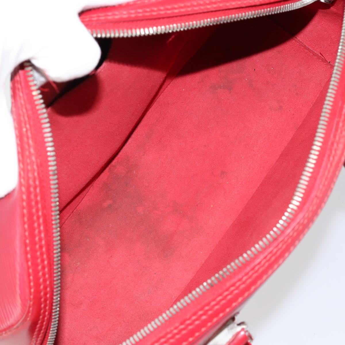 LOUIS VUITTON Epi jasmine Hand Bag Red M52087 LV Auth 149994