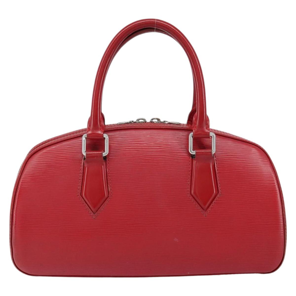 LOUIS VUITTON Epi jasmine Hand Bag Red M52087 LV Auth 149994