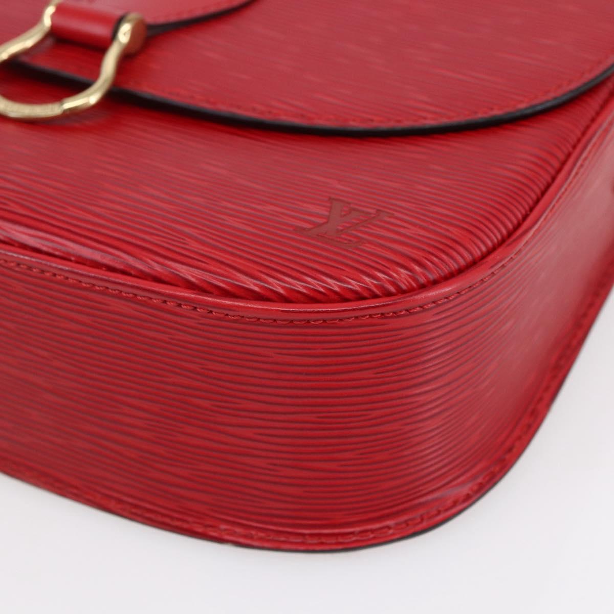 LOUIS VUITTON Epi Saint Cloud GM Shoulder Bag Red M52197 LV Auth 149995V