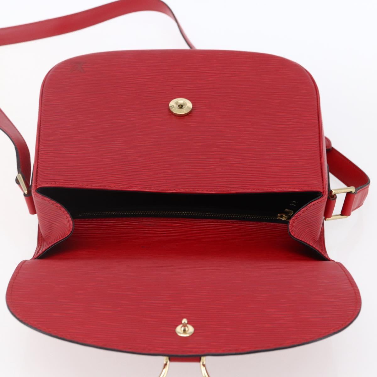 LOUIS VUITTON Epi Saint Cloud GM Shoulder Bag Red M52197 LV Auth 149995V