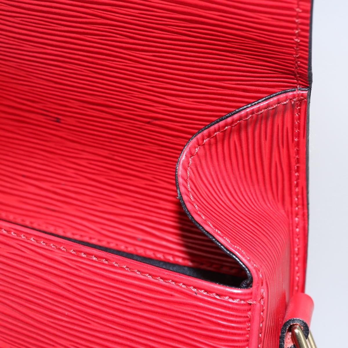 LOUIS VUITTON Epi Saint Cloud GM Shoulder Bag Red M52197 LV Auth 149995V
