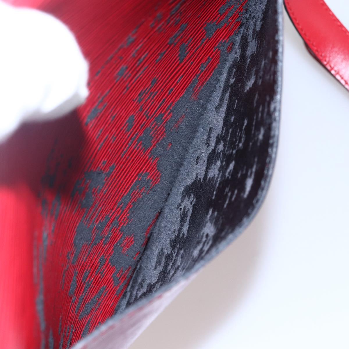LOUIS VUITTON Epi Saint Cloud GM Shoulder Bag Red M52197 LV Auth 149995V