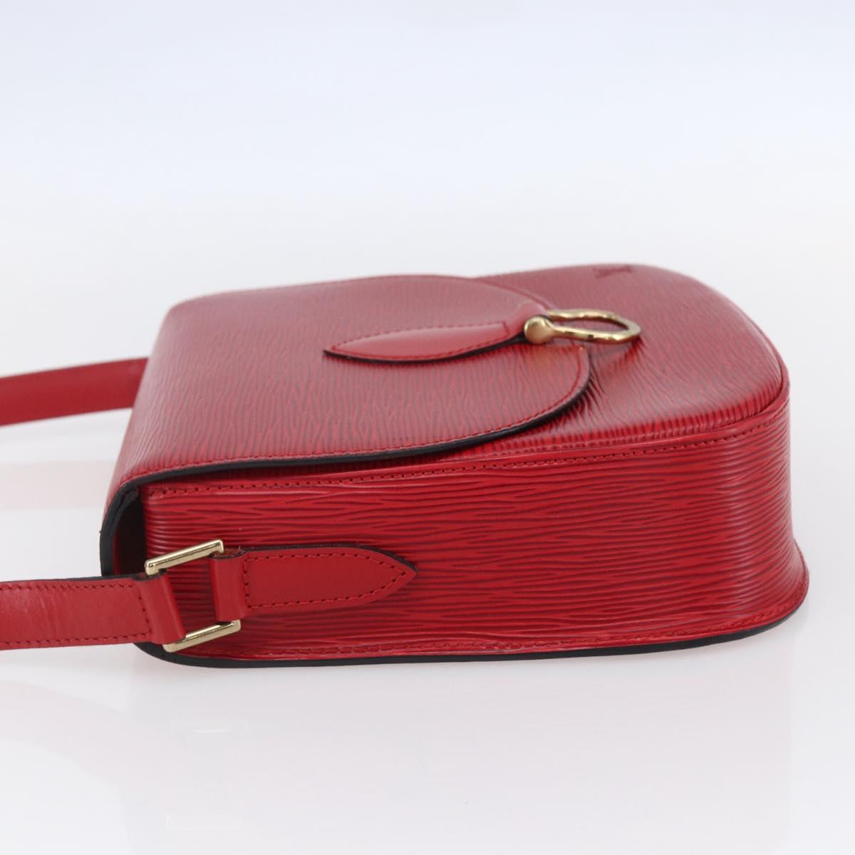 LOUIS VUITTON Epi Saint Cloud GM Shoulder Bag Red M52197 LV Auth 149995V