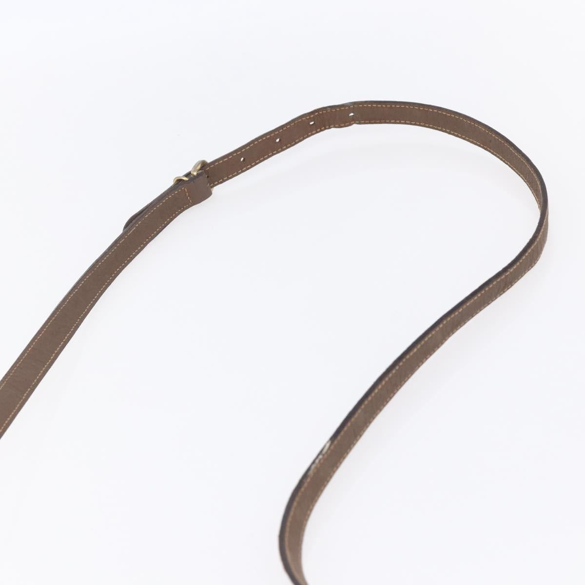 GUCCI GG Supreme Web Sherry Line Bag PVC Beige Gold 001 123 6177 Auth 150000