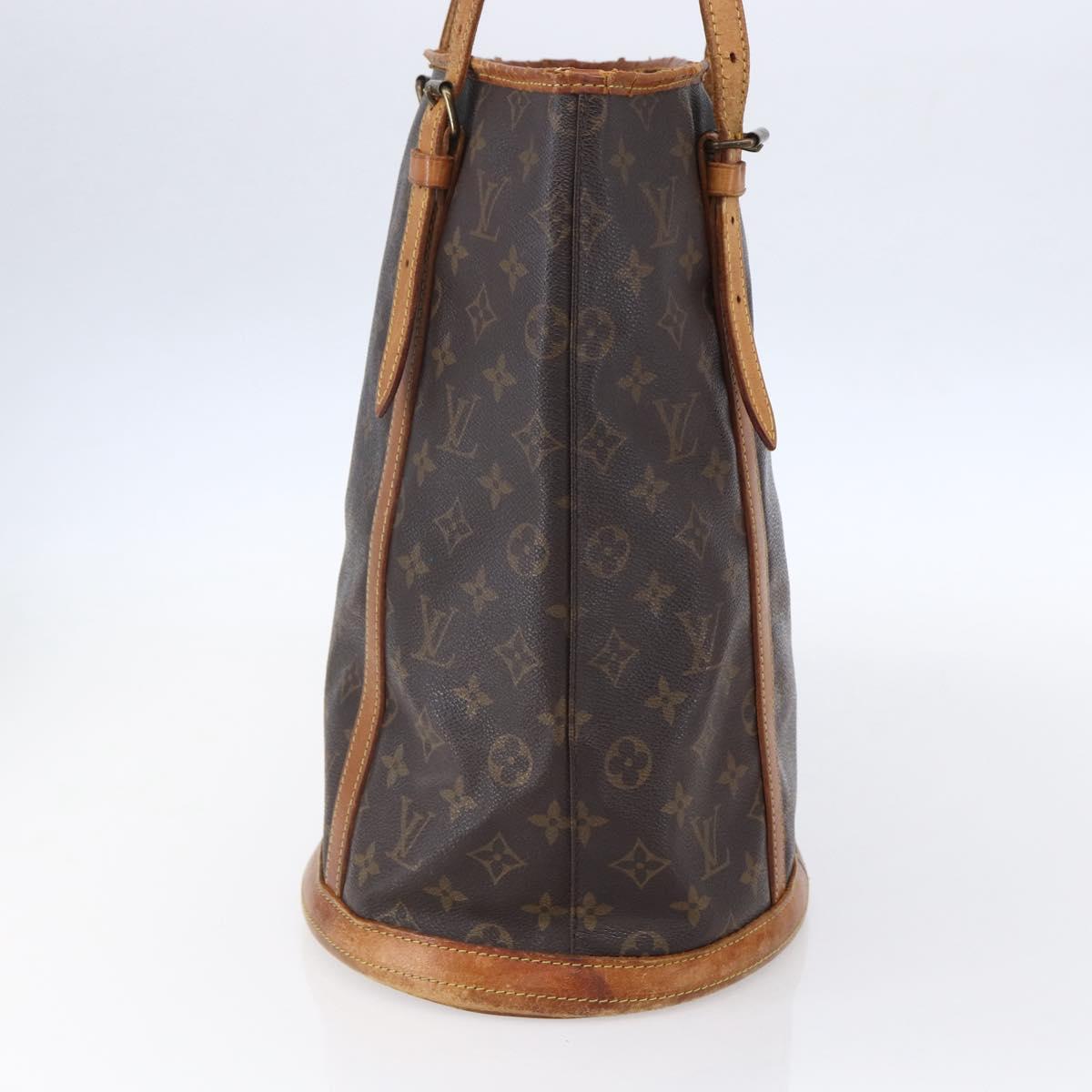 LOUIS VUITTON Monogram Bucket GM Shoulder Bag M42236 LV Auth 150005