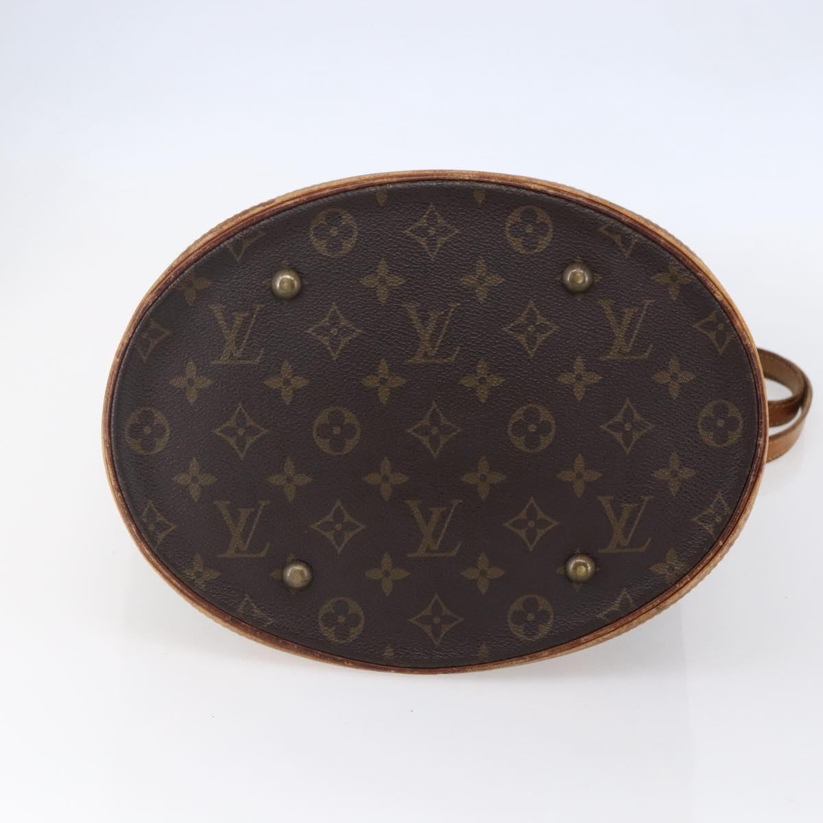 LOUIS VUITTON Monogram Bucket GM Shoulder Bag M42236 LV Auth 150005