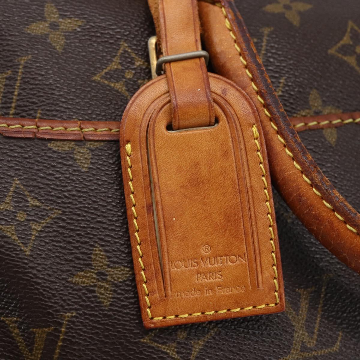 LOUIS VUITTON Monogram Deauville Hand Bag M47270 LV Auth 150008