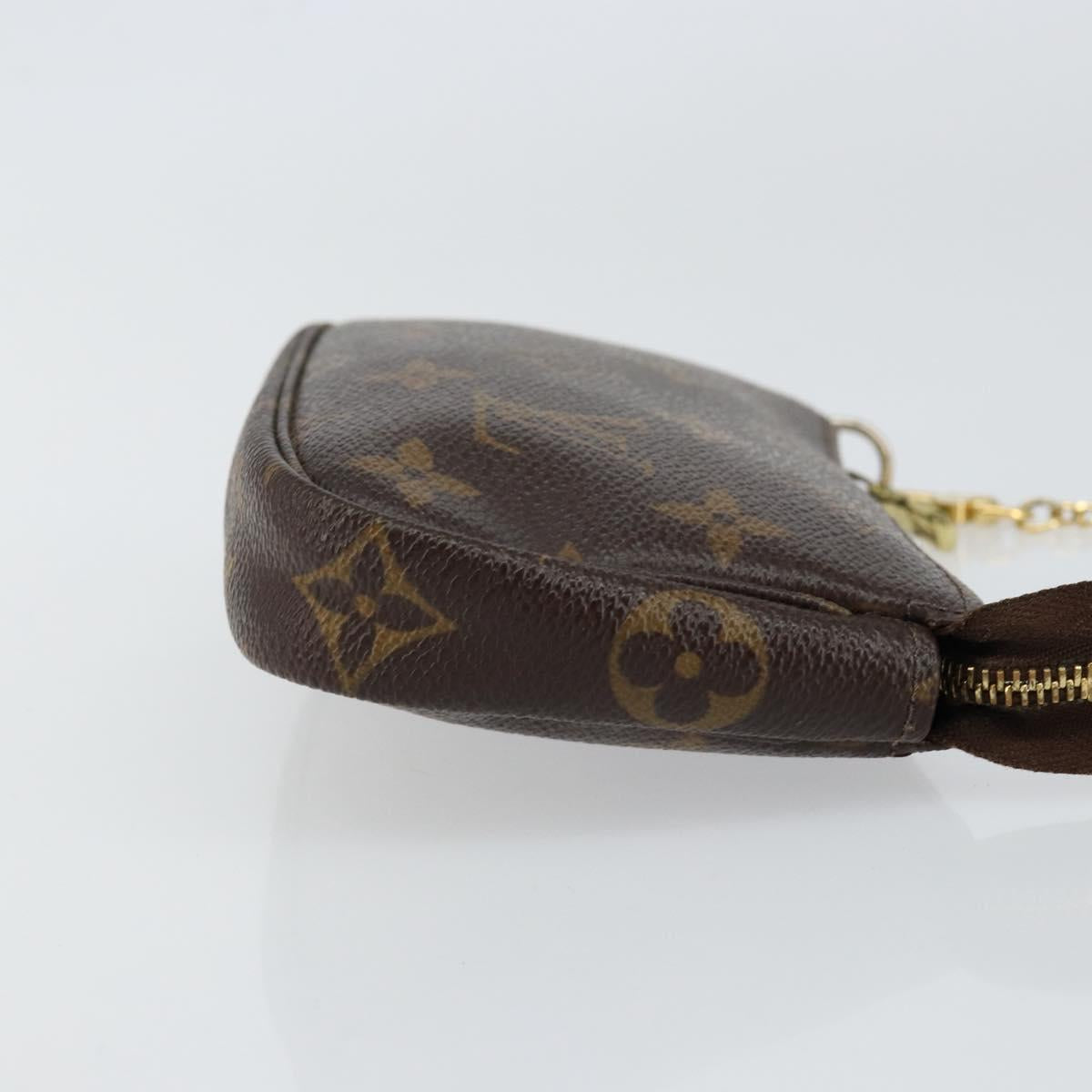 LOUIS VUITTON Monogram Mini Pochette Accessoires Pouch M58009 LV Auth 150016