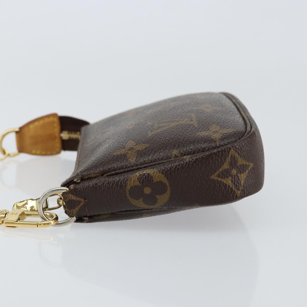 LOUIS VUITTON Monogram Mini Pochette Accessoires Pouch M58009 LV Auth 150016